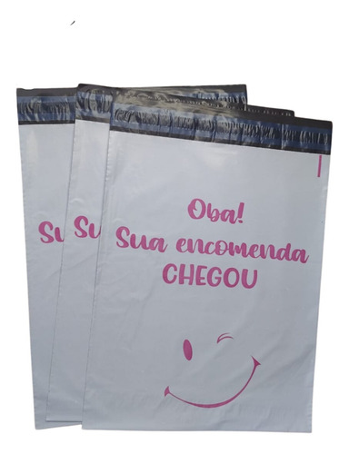 19x25 500 Un Saco Personalizado Com Lacre Adesivo - Oferta