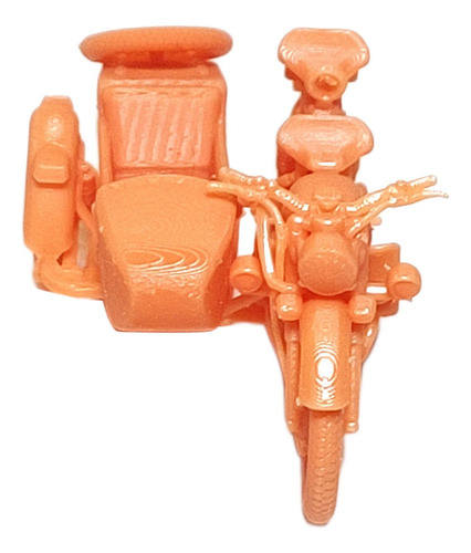 5 X 1/64 Modelo De Motocicleta De Ruedas Sin Pintar,