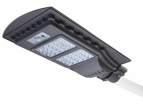 Foco Led Solar Exterior Jardin Calle Plazas 40w + Soporte 