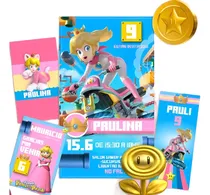 Comprar Kit Imprimible Princesa Peach Mario Bros Textos Editables