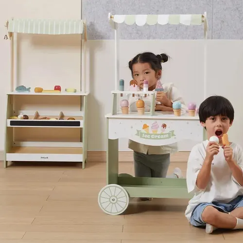 Costway Carrito de Helado de Juguete de Simulación de 12 Accesorios de Helado Juego de Carretilla de Madera para Niños y Niñas 3 Años | Bodega Aurrera en línea Costway Carrito de Helado de Juguete de Simulación de 12 Accesorios de Helado Juego de Carretilla de Madera para Niños y Niñas 3 Años | Bodega Aurrera en línea