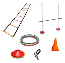 Comprar Kit Coordinacion Escalera + Conos + Aros + Soga + Valla 