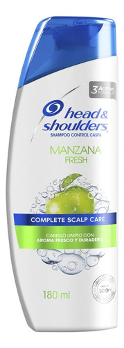 Shampoo Head & Shoulders Manzana Fresh Cabello Graso - 180ml