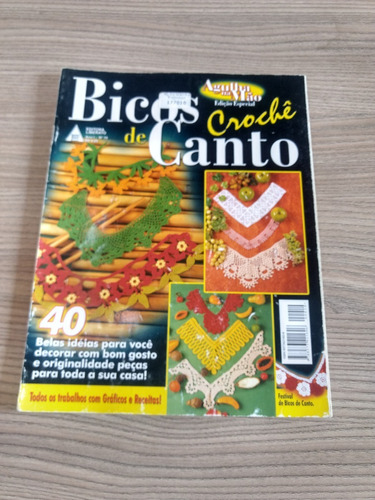 Revista Agulha Na Mão 10 Bicos De Canto Em Croche Y854