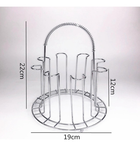 Organizador De Tazas, Soporte Para Copas De 8 Ganchos,