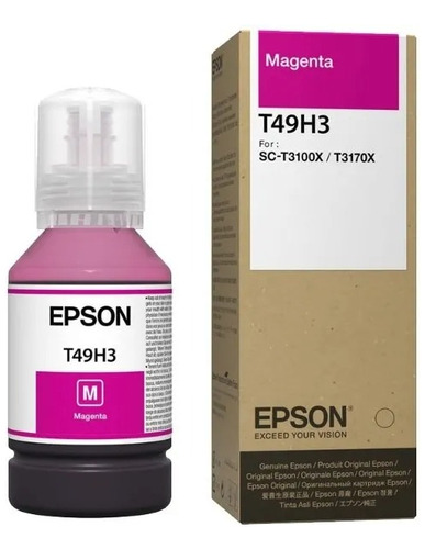 Botella De Tinta Epson T49h 140ml Para T 3170x Magenta