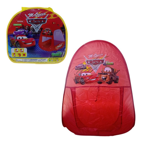 Barraca Toca Infantil Dobravel Mcqueen Carros