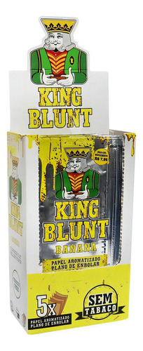 Caixa De King Blunt - Banana