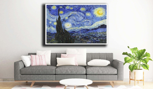  Van Gogh Noche Estrellada Lienzo Canvas!