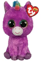 Comprar Muñecos Ty Beanie Boo Baby Mapache Ornitorrinco Tucan Color Unicornio Violeta
