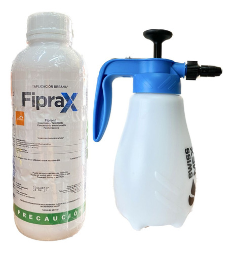 Fiprax Fipronil 2.9% 1 L + Aspersor Manual Swissmex 1.5 Lt