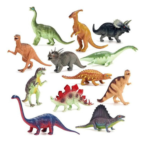 Sorpresa Cumpleaños Dinosaurio Pequeños 12 Unidades Glam