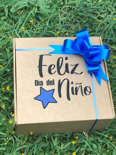 empleo País Volar cometa Caja Decorada Para El Día Del Niño 30x30x12 Incluye Moño