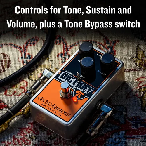 Electro-Harmonix L MUFF エフェクター Pedal Electro-harmonix Fuzz Big Muff Pi Compacto Efecto Vermelho