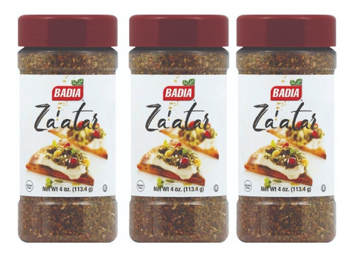 Badia Zaatar Condimento Mediterraneo Za'atar  Pack X 3