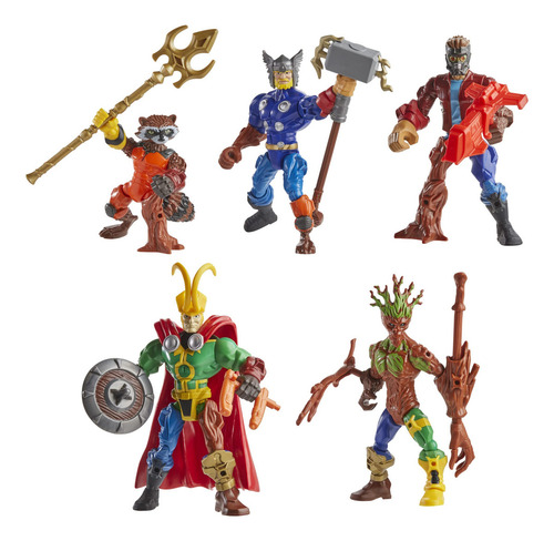 Guardianes De La Galaxia Thor Loki Super Hero Mashers (Reacondicionado)