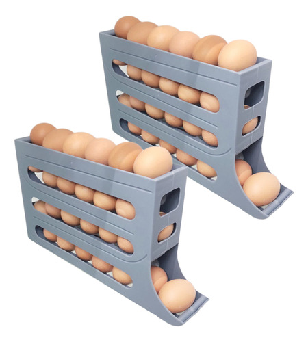 Dispensador De Huevos Para Refrigerador De 2 Piezas, Caja De