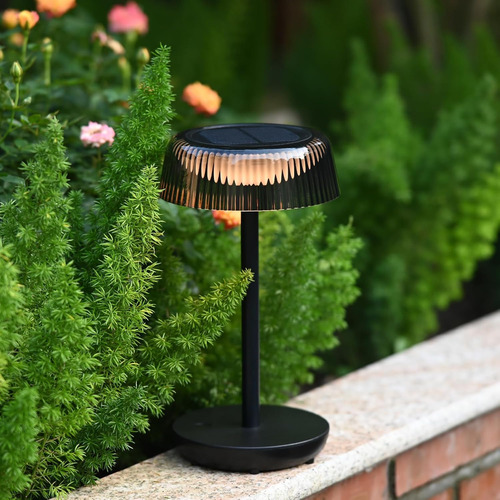Lámpara De Mesa Led Solar Táctil Regulable 3000 K