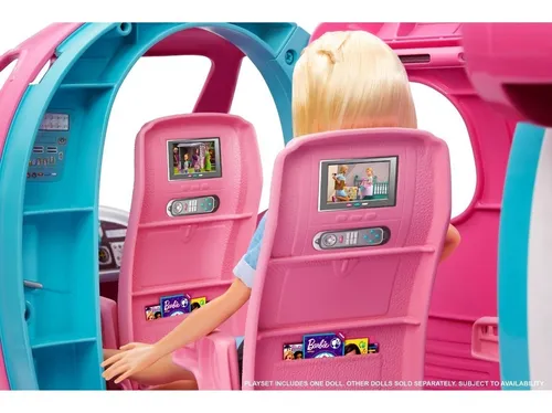 Barbie - Avión con Muñeca Piloto, Vehiculos