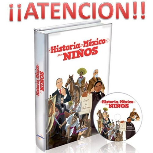 Historia De México Para Niños 1 Vol + 1 Cd Rom Actualizado