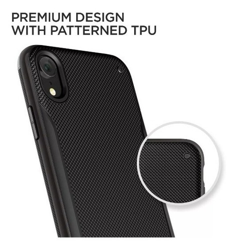 Funda Vrs High Pro Shield Hard Para iPhone XS Max Alto Imp Color Metal black