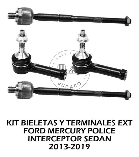 Kit Bieletas Y Terminales Ext Police Interceptor Sedan 13-19