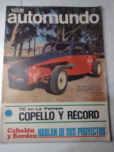 Revista Automundo  Nº102 Abril 1967 