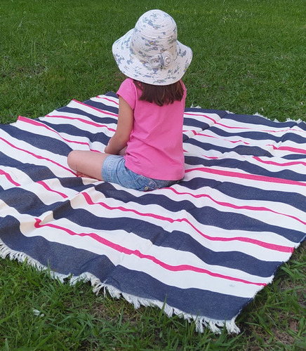 Lona Playera - Manta Picnic - Camping 175 X 150 Cm