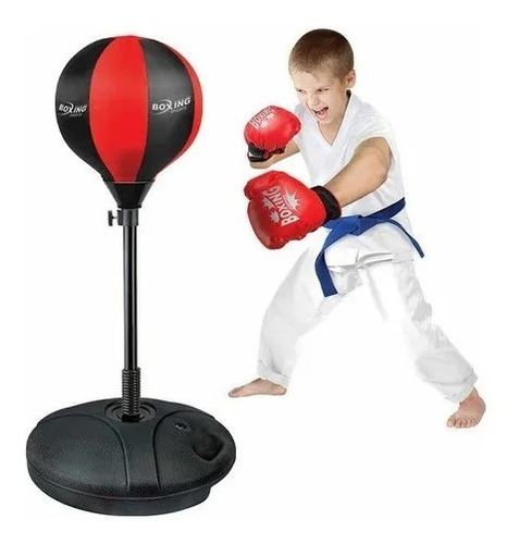 Punching Ball Set Ajustable Boxeo Verde