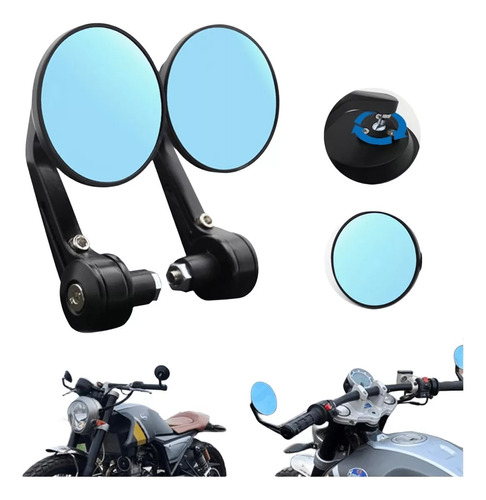 Espejo Retrovisor  Moto Camisa Mezclilla Con Antireflejantes