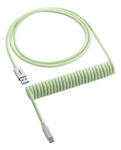 Cablemod Cable De Teclado En Espiral Clasico (sorbete De Lim