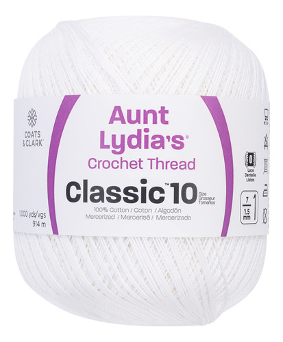 Algodon Para Crochet Coats Clark Aunt Lydia