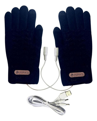 Guantes Eléctricos Usb Con Calefacción De 45 Grados, Aleta C