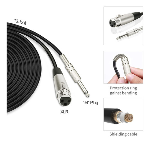 Micrófono Dinámico Marengo, Cableado, Xlr