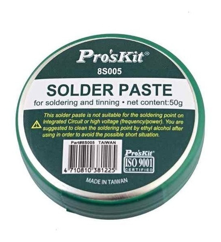 Pasta Para Soldar Gel Estaño 50g Proskit 8s005  S/plomo