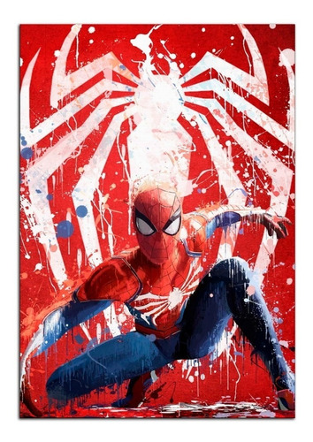 Quadro Spider-man Decorativo Personalizado Em Mdf