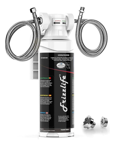 Frizzlife Under Field Water Filter 53 Y 42 Certificado De Al