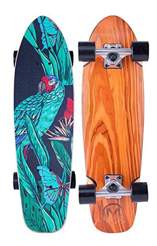 Parrot Mini Cruiser Skateboard De 7 Capas De Arce