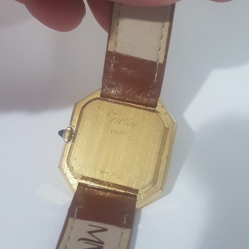 Relogio Cartier Acorda Antigo Do Vovo Todo Original Bonito