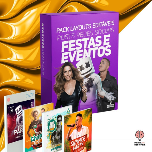 Pack - Posts Redes Sociais - Festas E Eventos (psd)