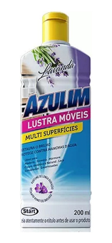 Lustra Moveis Floral Azulim 200ml