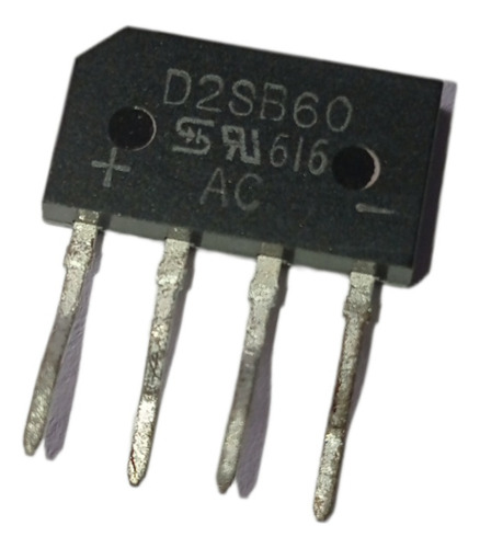 D2sb60 Puente Rectificador 1.5amp 600v (pack 2 Unidades)