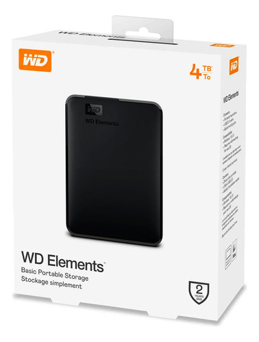 Disco Duro Wd 4tb Elementals/ Boleta- Factura