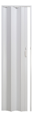 Puerta Pvc Corrediza Plegable Acordeon 210 X 70 Cm Color Blanco