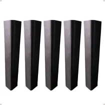 Comprar Kit 5 Protetores Eva Autocolante Quina Coluna Pilastra Garagem Estacionamento Carro Anti-batida Mardek Preto