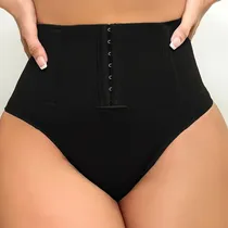 Comprar Bombacha Faja Cintura Levanta Cola Modeladora Reductora Negro Xl Cadera 125-140cm