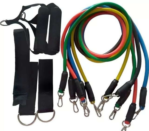 Set De Ligas De Resistencia Para Ejercicio En Casa 11 Piezas