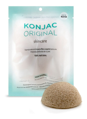 Konjac Esponja Facial Te Verde