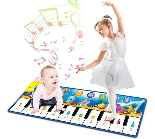 Juguetes Para Niños De 1 Año De Edad, Tapete Musical, Teclad
