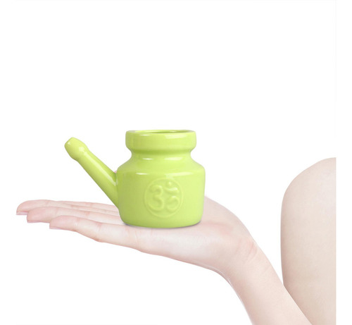3 Neti Pot De Cerámica Sinus Rinse Pot Bote De Verde Verde